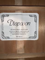 guitare classique diapason