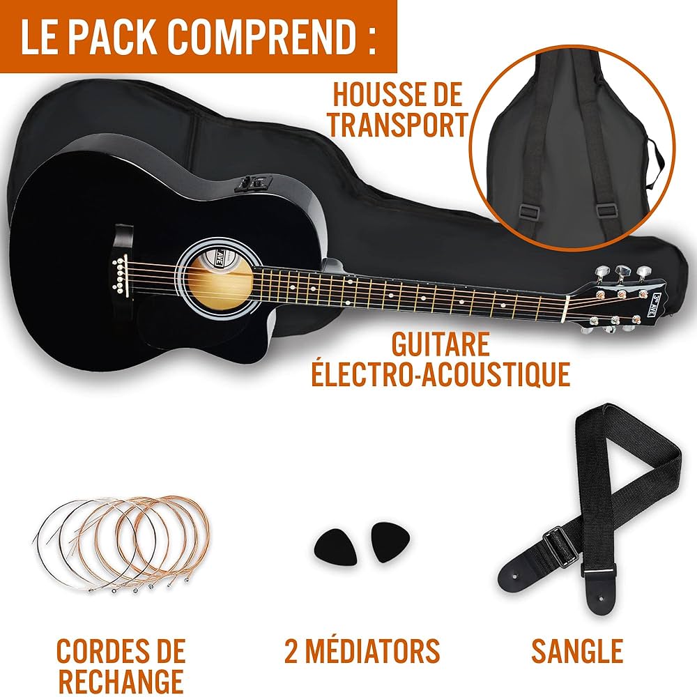 guitare electrique debutant gaucher